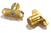 50 Ohm 18GHz SMA Panel Mount Connectors