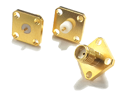 50 Ohm 18GHz SMA Panel Mount Connectors