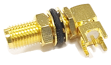 50 Ohm 6GHz SMA PCB Mount Connectors